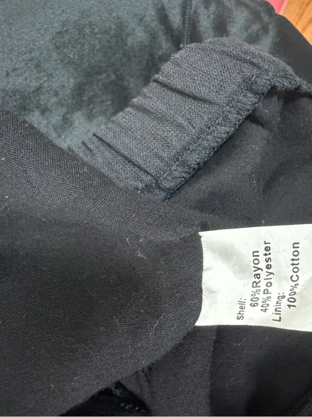 DO+BE Black Ring-Front Wrap Crop Top with Puff Sleeves size large - Picture 8 of 8